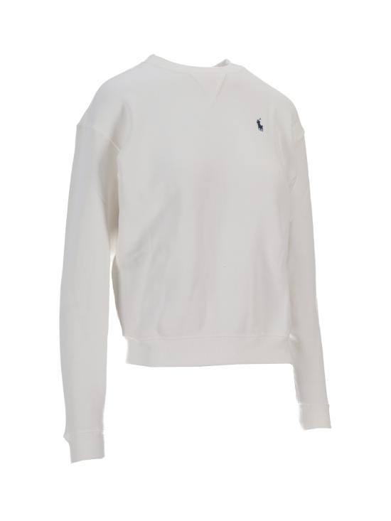 25FW 랄프 로렌 긴팔 티셔츠 211943006001 100 WHITE - RALPH LAUREN