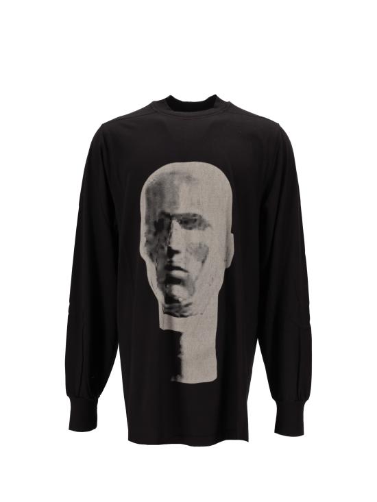 25FW 릭 오웬스 긴팔 티셔츠 DU02E7261RNEP1 0908 BLACK PEARL