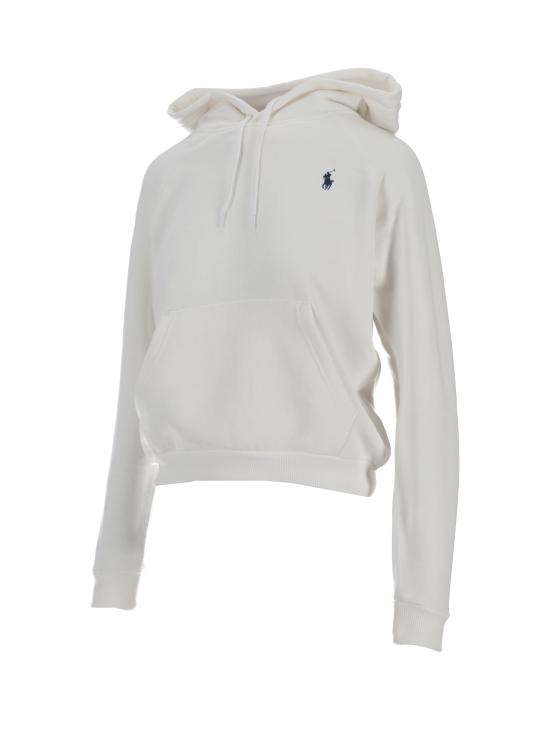 25FW 랄프 로렌 후드 티셔츠 211943007001 100 WHITE - RALPH LAUREN