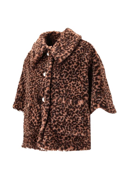 25FW 막스마라 레오파드 패턴 재킷 2524736072600TITTY10 001 BEIGE - MAX MARA