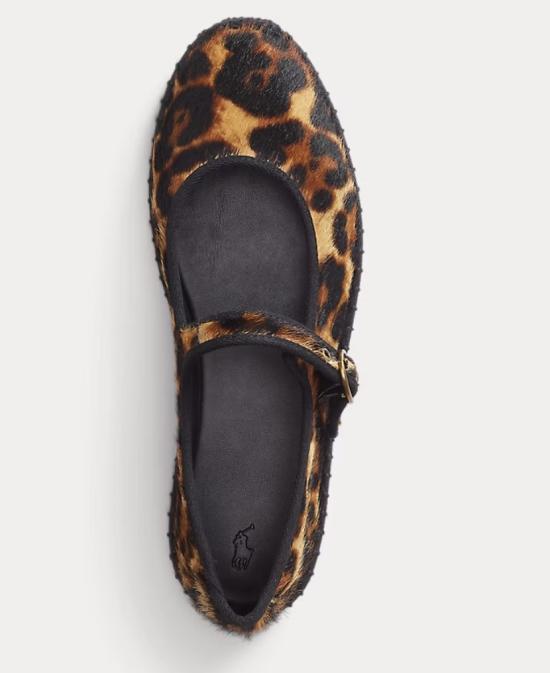 25FW 랄프 로렌 뮬/슬리퍼 818970188001 200 LEOPARD - RALPH LAUREN