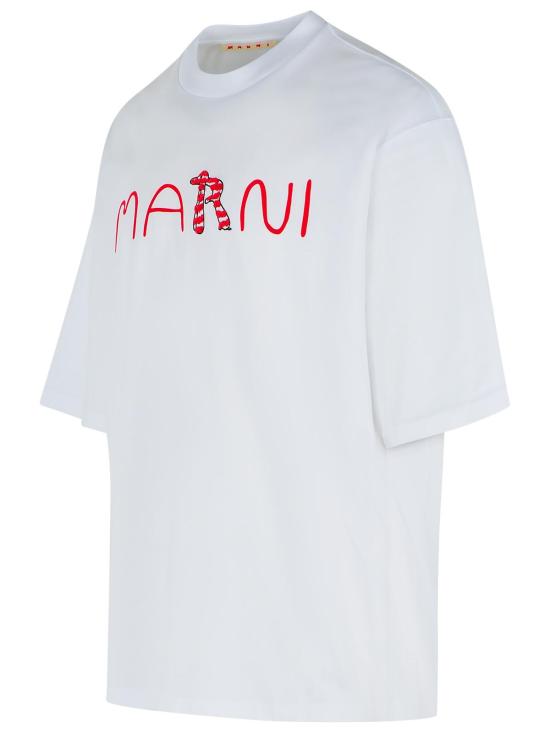 26SS 마르니 폴로 티셔츠 HUMU0223S2 USCY86LOW01 White - MARNI