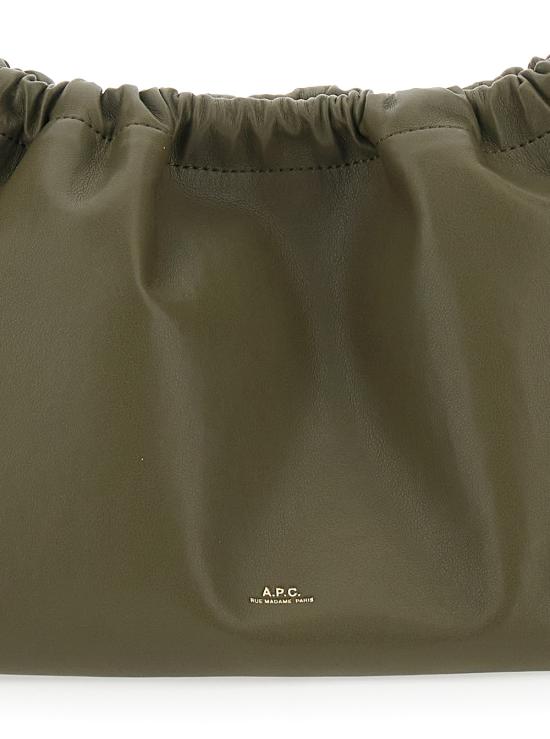 26SS 아페쎄 니논 드로스트링 백 PUAATF61583JAC Green - A.P.C.