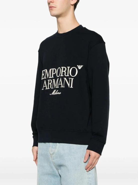  엠포리오 아르마니 긴팔 티셔츠 EM005198 AF13713 118 BLUE NAVY - EMPORIO ARMANI