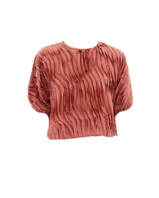  울라 존슨 블라우스 Ulla Johnson Vayda 탑 체스트넛