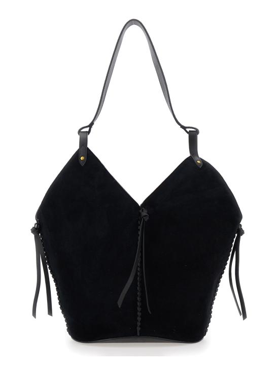 26SS 이자벨마랑 tampa 스웨이드 가죽 토트 백 PM0066FAC2C13M01BK Black - ISABEL MARANT