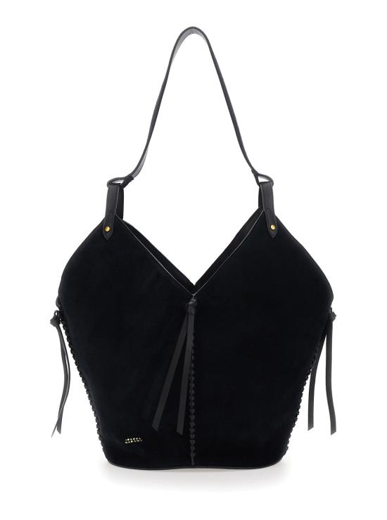 26SS 이자벨마랑 tampa 스웨이드 가죽 토트 백 PM0066FAC2C13M01BK Black
