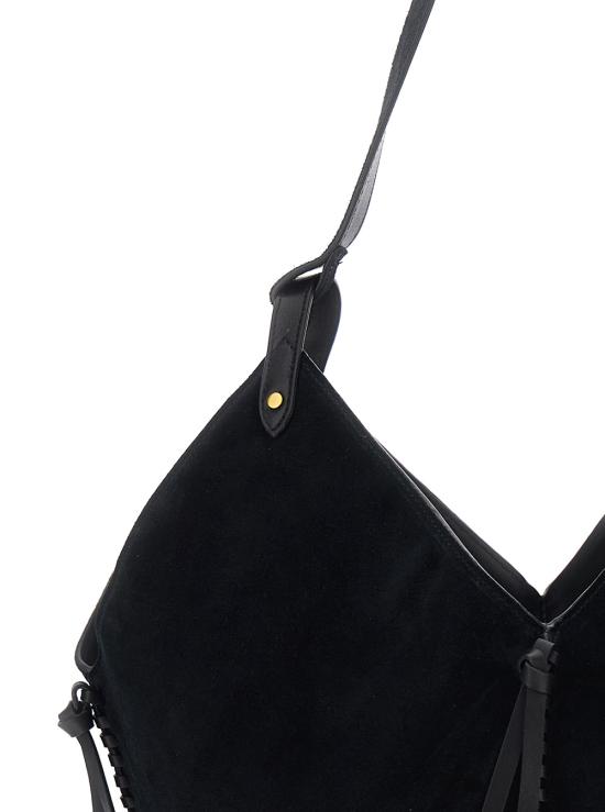 26SS 이자벨마랑 tampa 스웨이드 가죽 토트 백 PM0066FAC2C13M01BK Black - ISABEL MARANT