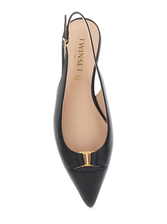 26SS 트윈셋 플랫 슈즈 261TCP03600006 Black - TWINSET