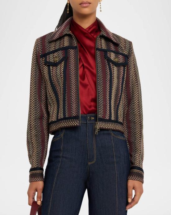  라미 브룩 자켓 줄리 트위드 재킷 멀티컬러