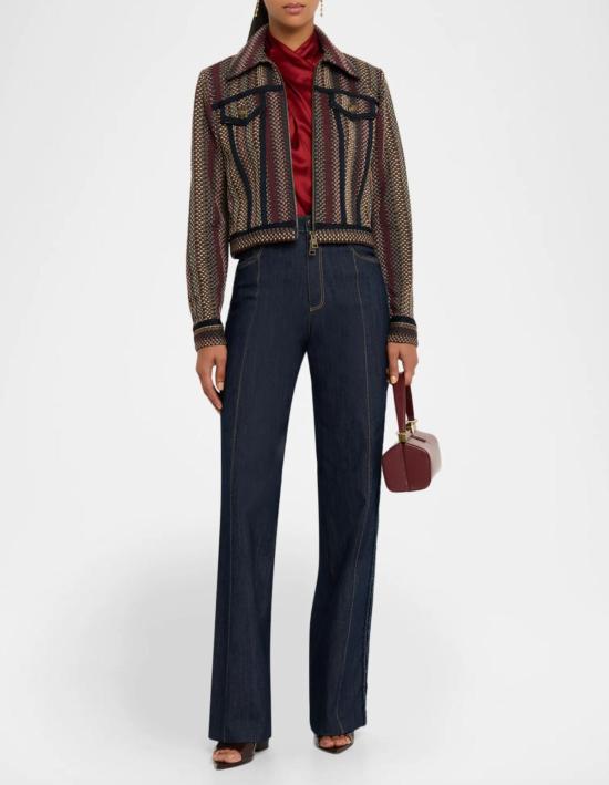  라미 브룩 자켓 줄리 트위드 재킷 멀티컬러 - RAMY BROOK