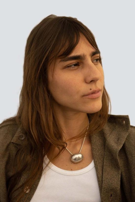  피 닌아 목걸이/팬던트 P. 니나 실버 No. 26 비너스 하프 스파이럴 목걸이 - P.NINA