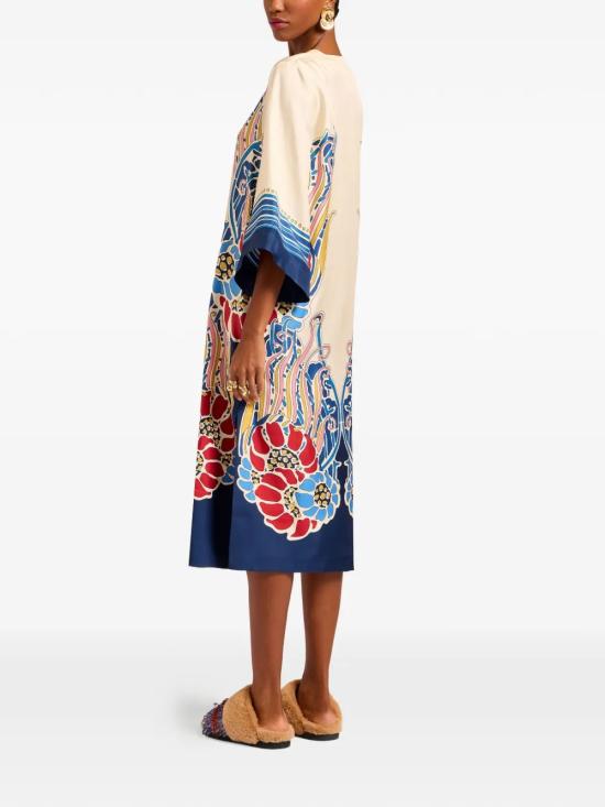 26SS 라 더블제이 미디 원피스 DRE0564SIL006LEM02BU03 White - LA DOUBLEJ