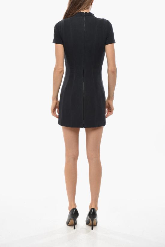  발렌시아가 숏 원피스 794444TNVI3 1055 Black - BALENCIAGA