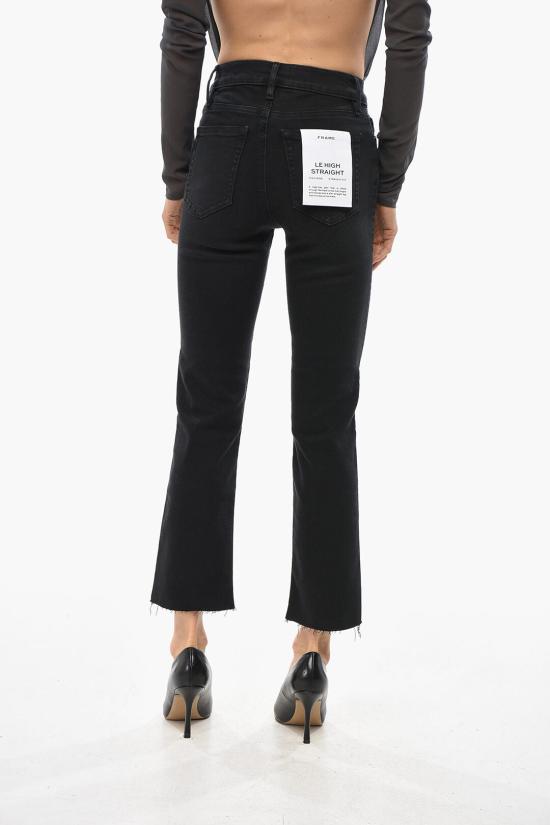  프레임 데님 팬츠 LHSTRA631 BLTH Black - FRAME