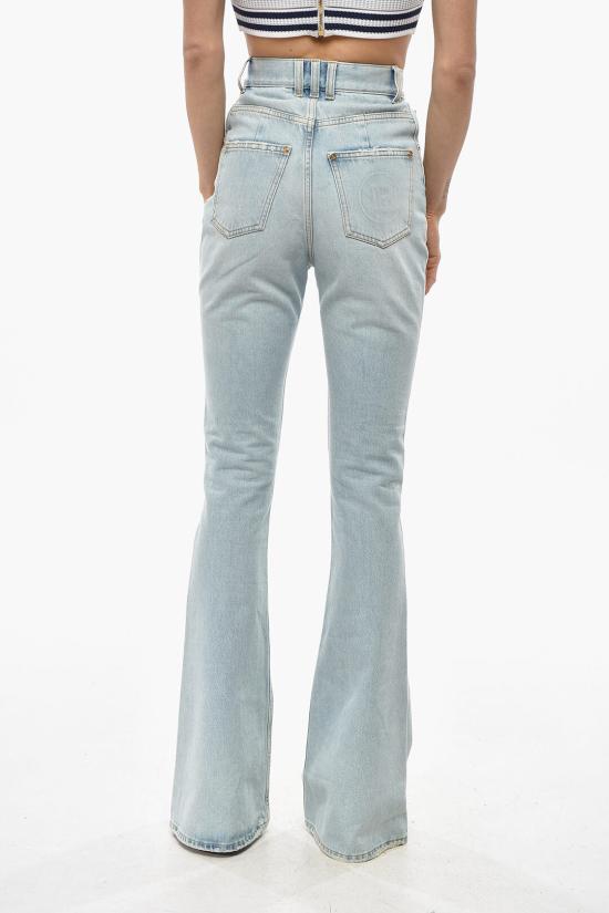  발망 데님 팬츠 XF1MJ025DB536FC Light blue - BALMAIN