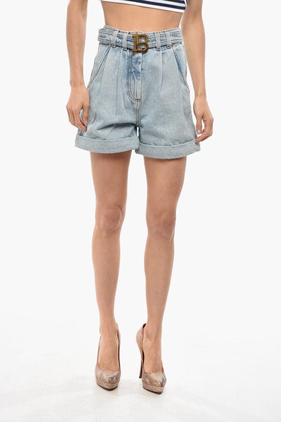  발망 숏팬츠 WF1MA040D1386FC Light blue