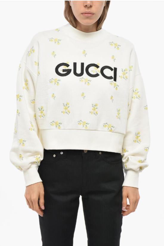  구찌 긴팔 티셔츠 765385 XJF0Z 9088 White