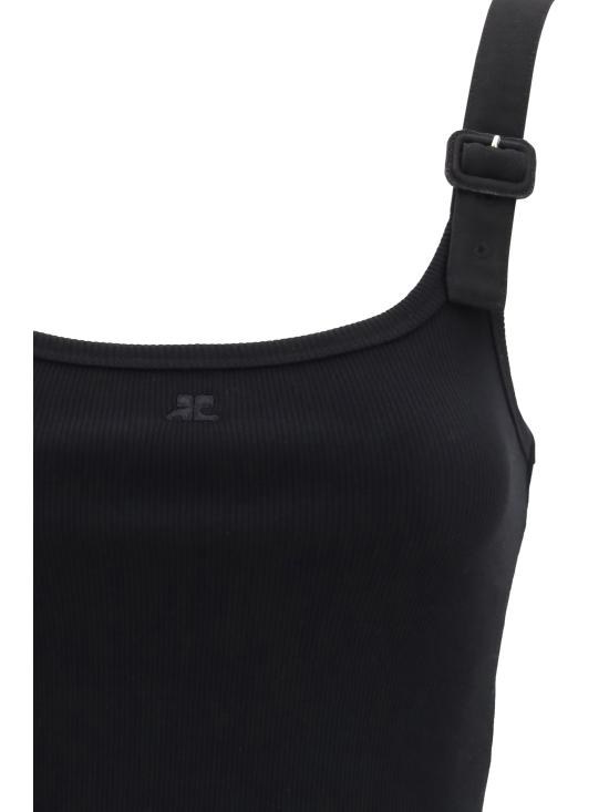 26SS 쿠레쥬 반팔 티셔츠 126JDE153JS0194 9999 BLACK - COURREGES