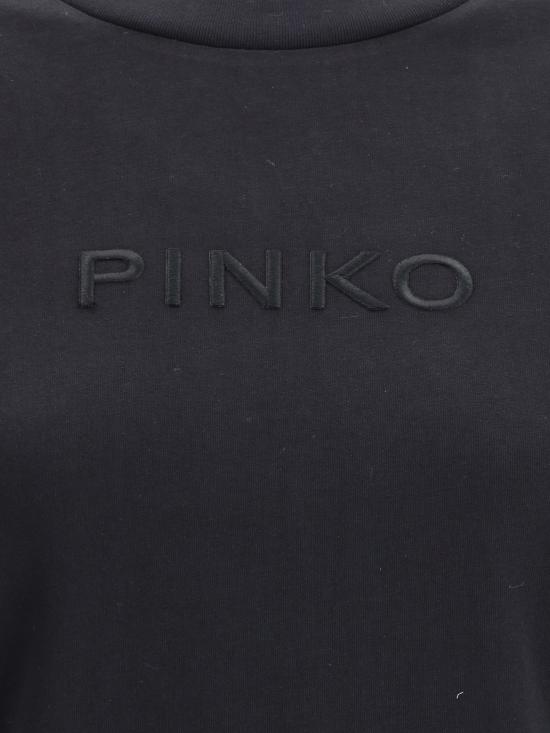 25FW 핑코 반팔 티셔츠 101752A2RD Z99 BLACK - PINKO