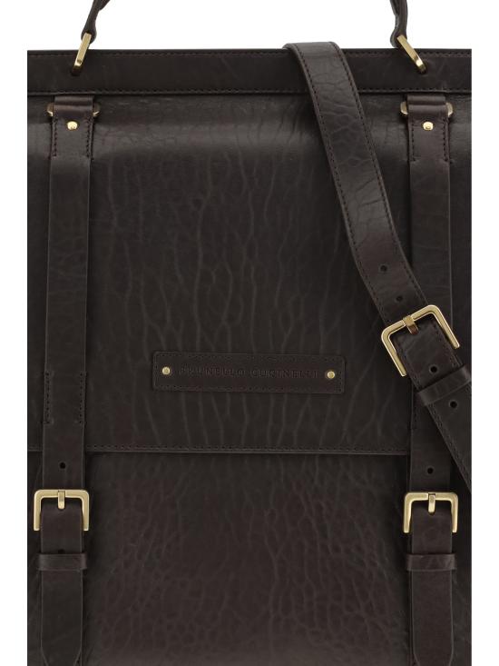 25FW 브루넬로 쿠치넬리 토트백 MBEHBU427 C4214 BROWN - BRUNELLO CUCINELLI