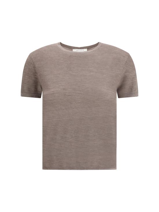 26SS 리사 양 반팔 티셔츠 2025101 DF BROWN