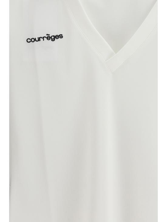 26SS 쿠레쥬 폴로 티셔츠 126JPO057JS0195 B166 WHITE - COURREGES