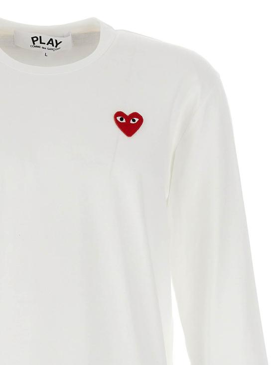 26SS 꼼데가르송 반팔 티셔츠 AXT1182 White - COMME DES GARCONS