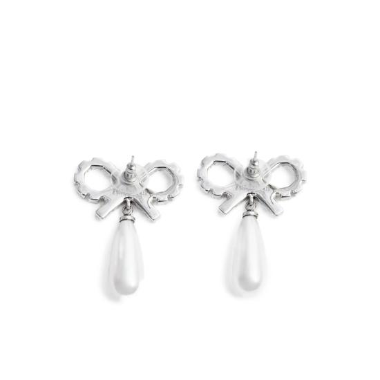 26SS 셀프 포트레이트 이어링 RS26 631E P PEARL SILVER WHITE - SELF PORTRAIT
