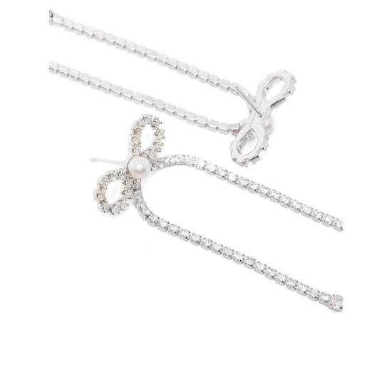 26SS 셀프 포트레이트 이어링 RS26 606E SL SILVE SILVER WHITE - SELF PORTRAIT