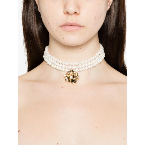 26SS 셀프 포트레이트 목걸이/팬던트 RS26 614N P GOLD WHITE GOLD - SELF PORTRAIT