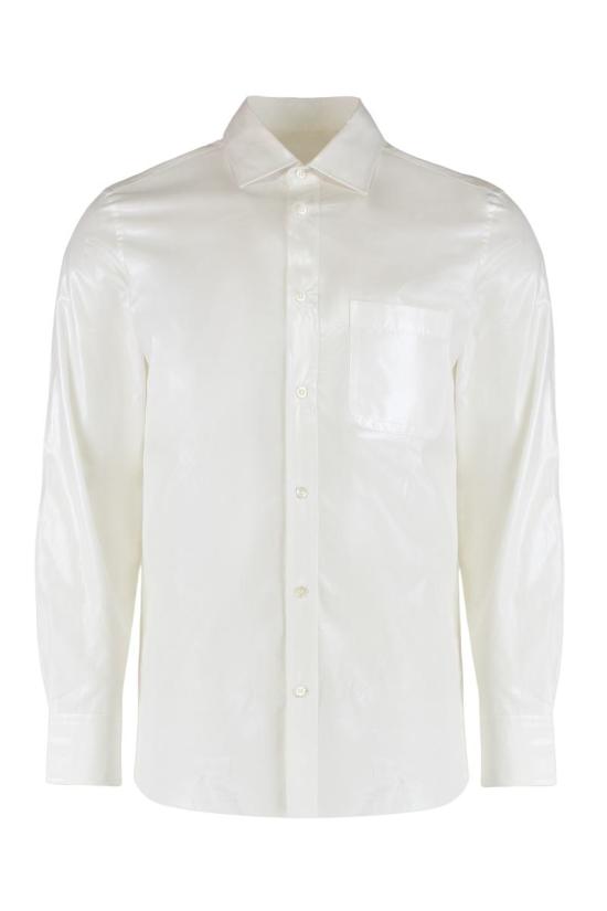 26SS 마르지엘라 긴팔 셔츠 S50DT0071S43001 102 WHITE