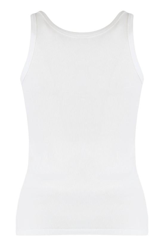 26SS 베르사체 민소매 티셔츠 10232101A17222 1W000 WHITE - VERSACE