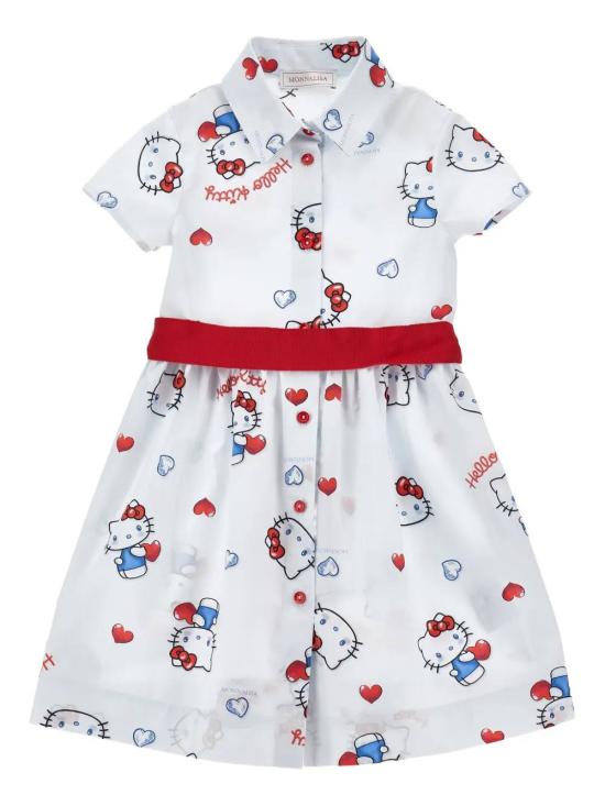 26SS [키즈] 모나리자 원피스 11G918 7605 0099 White