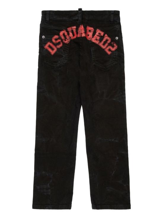 26SS [키즈] 디스퀘어드2 진 DQ3284D0AFQ DQ900 Black - DSQUARED2