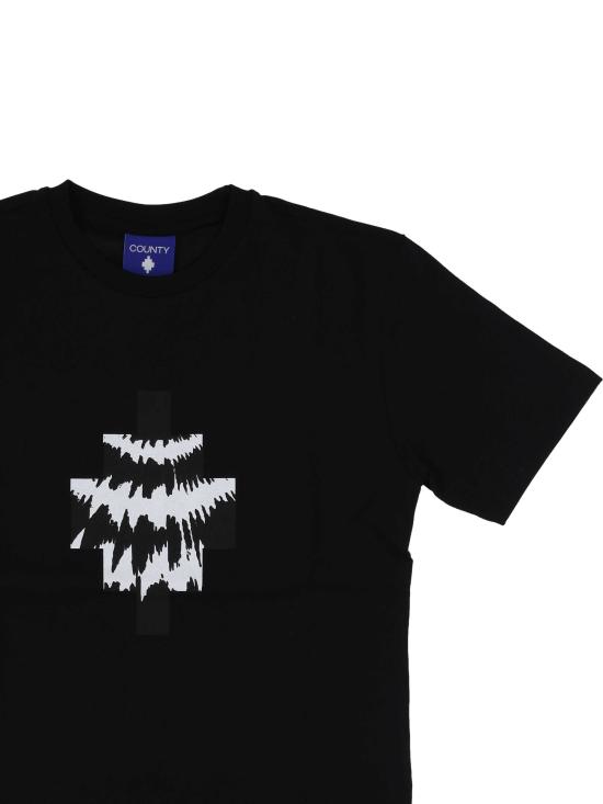 25FW [키즈] 컨트리 오브 밀란 티셔츠 F5CMJBTH058 110 Nero black - COUNTY OF MILAN