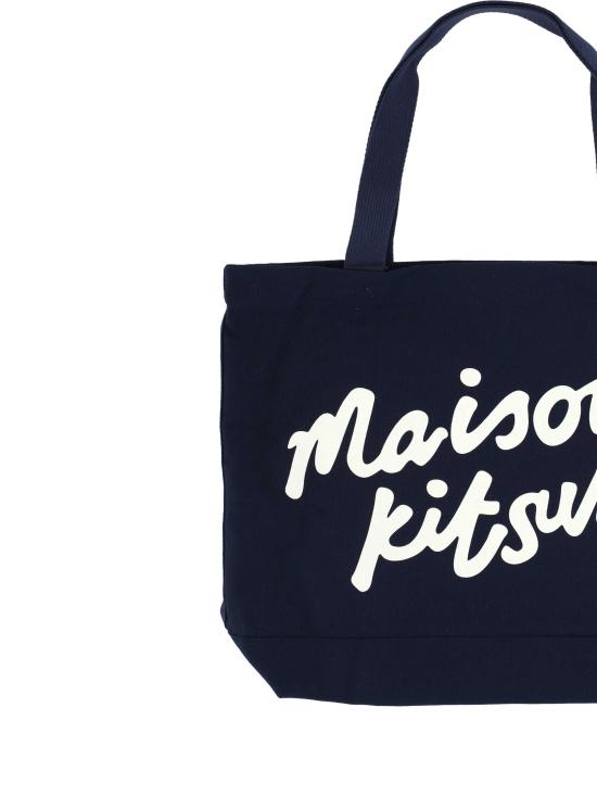 25FW 메종키츠네 토트백 PW05124WW9042 0413 Classic navy - MAISON KITSUNE