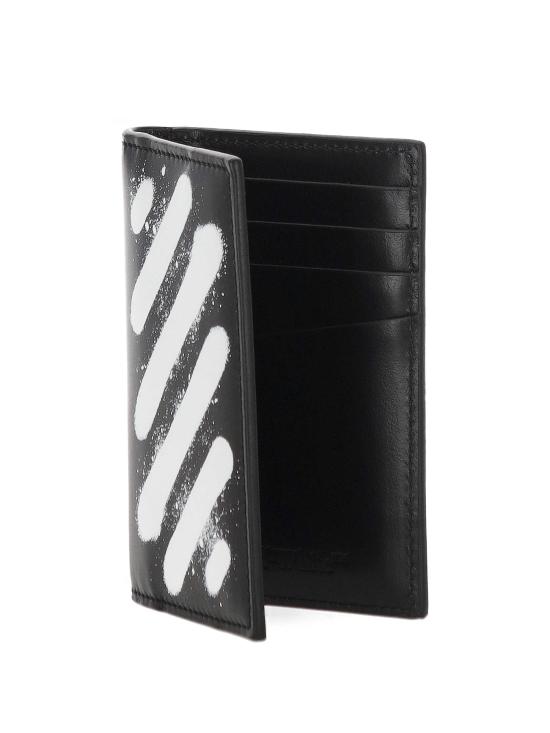 25FW 오프화이트 남성지갑 OMND09PF25LEA001 1001 BLACK WH - OFF WHITE