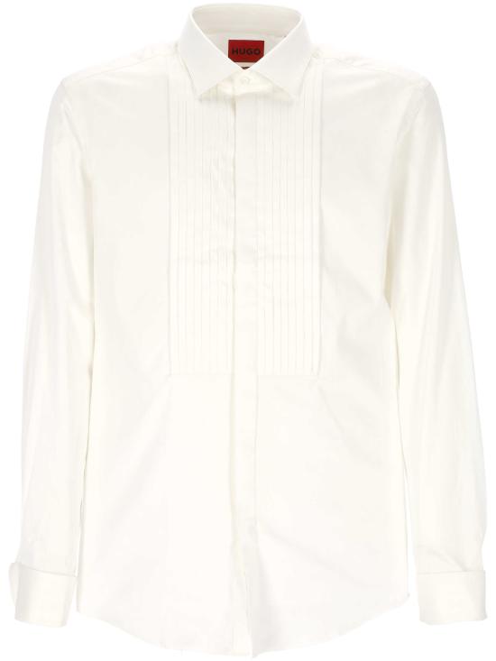 25FW 휴고보스 긴팔 셔츠 50544959 199 Open white