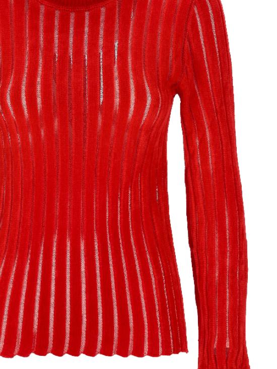 25FW 블루마린 스웨터 A544M172A N0313 Lipstick red - BLUMARINE