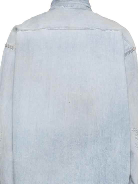 25FW 발렌시아가 데님 셔츠 850059 TTWA34200 Blue - BALENCIAGA