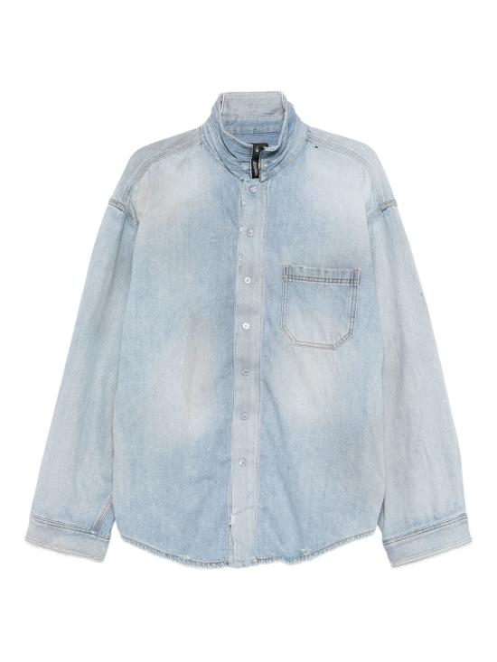 25FW 발렌시아가 데님 셔츠 850059 TTWA34200 Blue