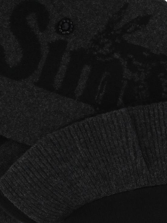 25FW 시몬로샤 머플러/스카프 KIMK1WD 0669BLACK CHARCOAL - SIMONE ROCHA