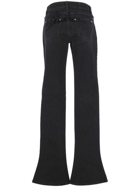 25FW 블루마린 데님 팬츠 A522J205A N0990 Black - BLUMARINE