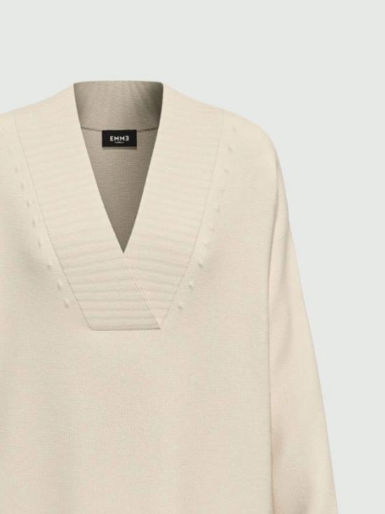 25FW 엠므 마렐라 스웨터 2525366075200 1004001 Cream - EMME MARELLA