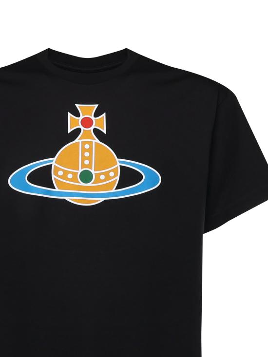 26SS 비비안웨스트우드 반팔 티셔츠 3G01004S J001MN401 Black - VIVIENNE WESTWOOD