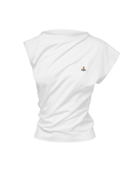 26SS 비비안웨스트우드 긴팔 티셔츠 1504000A J001MA401 White