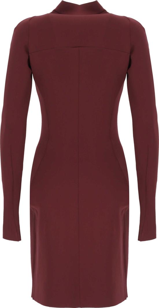 25FW 까웨 미디 원피스 K81521W 085 Red dk amaranto - K-WAY