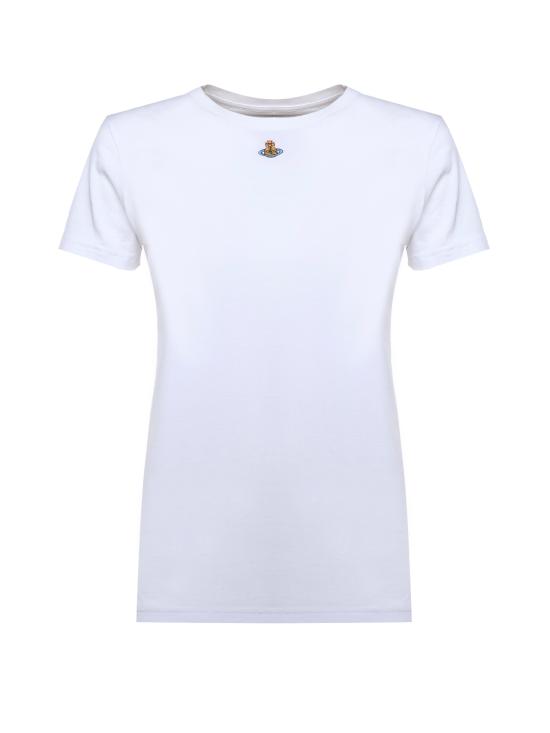 26SS 비비안웨스트우드 PERU 페루 ORB 반팔 티셔츠 3G010017 J001MA401 White