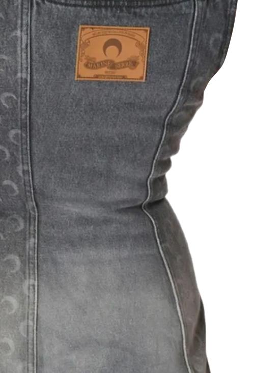 25FW 마린세르 미디 원피스 WDR403A CDEN0006GR90 Grey - MARINE SERRE